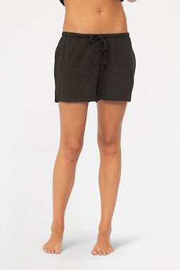 Low Waist Lounge Shorts Charcoal 2tone