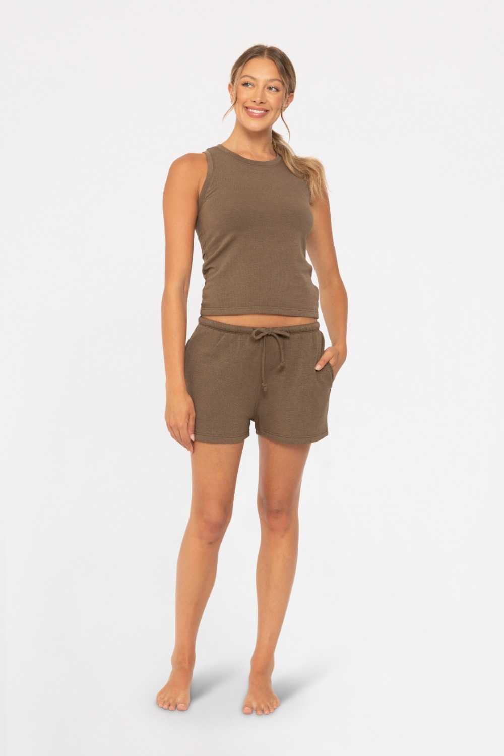 Low Waist Lounge Shorts Java
