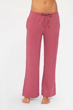 Low Waist Lounge Wide Leg Pants Soft magenta