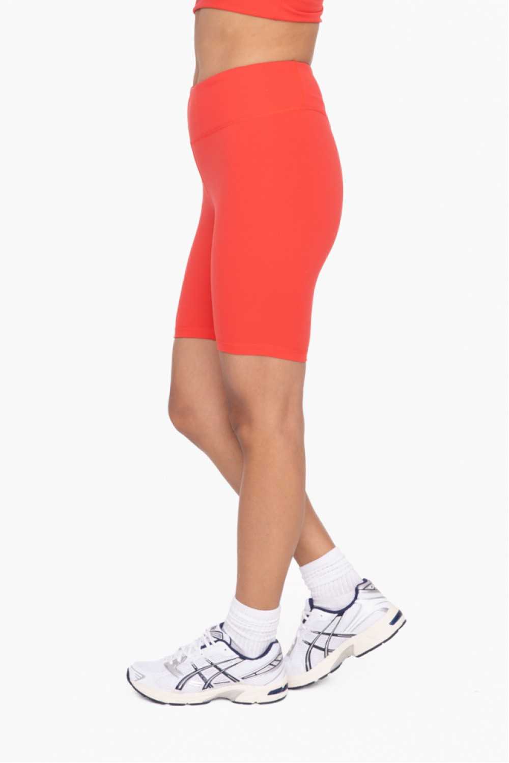 Lycra-Blend Essential Sweetheart Back Biker Shorts