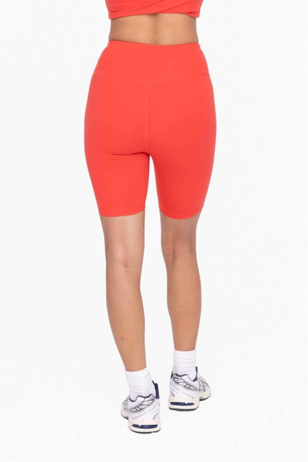 Lycra-Blend Essential Sweetheart Back Biker Shorts