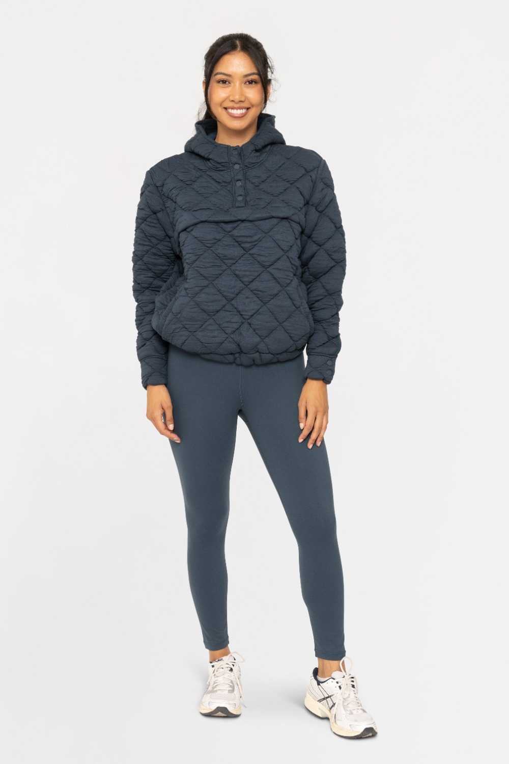 Lycra-Blend Sweetheart Back Leggings Midnight navy