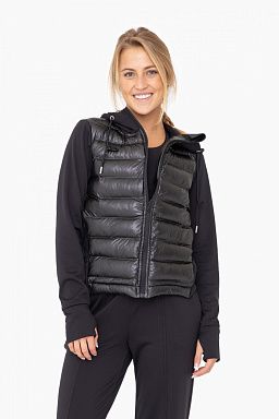 Micro Fleece Hybrid Padded Puffer Jacket