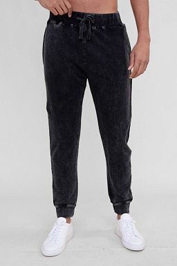 Mineral-Washed Cotton Joggers