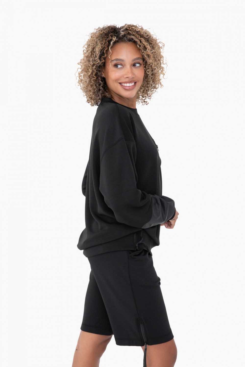 Modal-Blend Crewneck Pullover