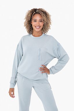 Modal-Blend Crewneck Pullover