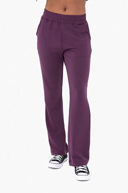 Modal Blend High-Waist Pants