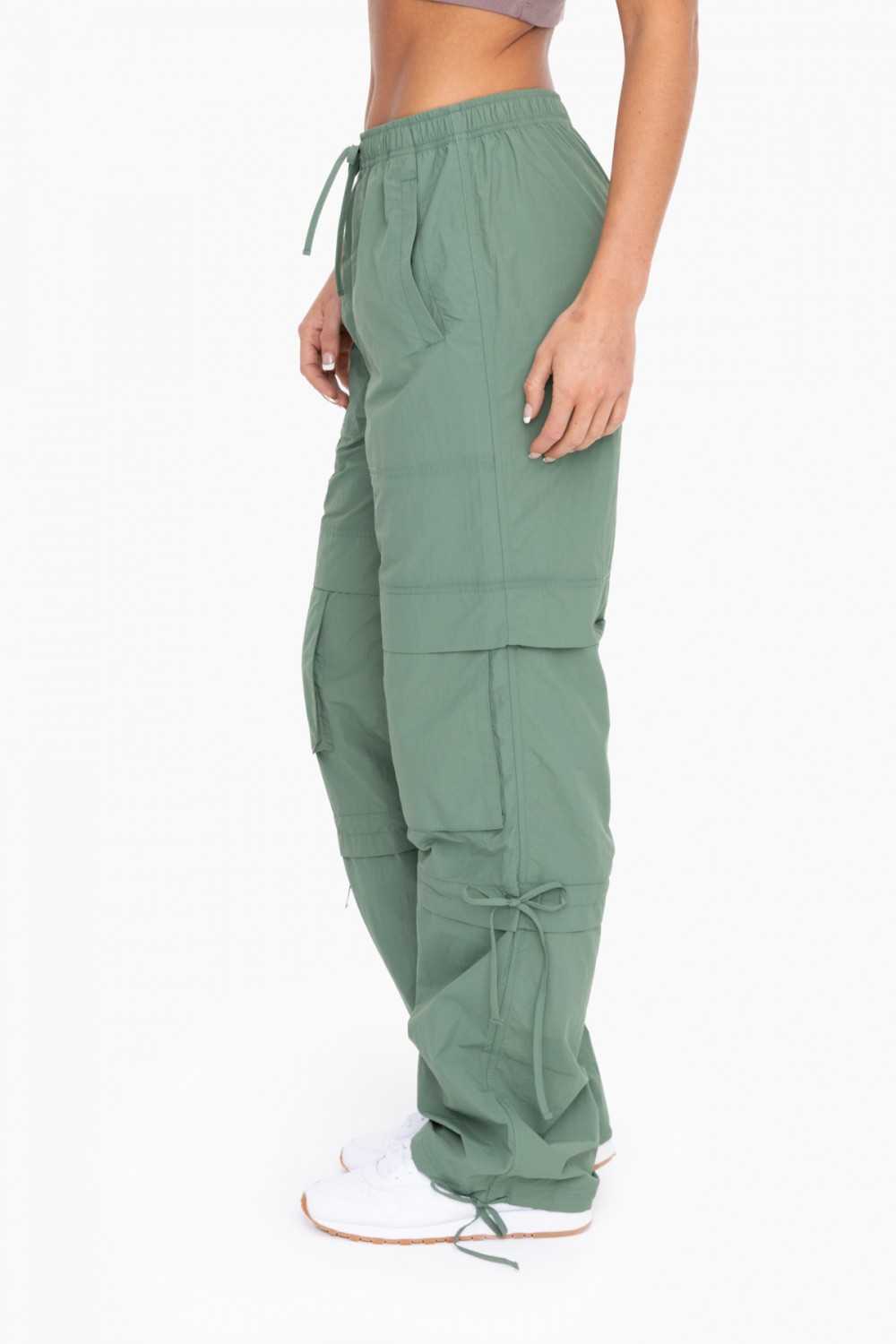 Nylon Cargo Pants