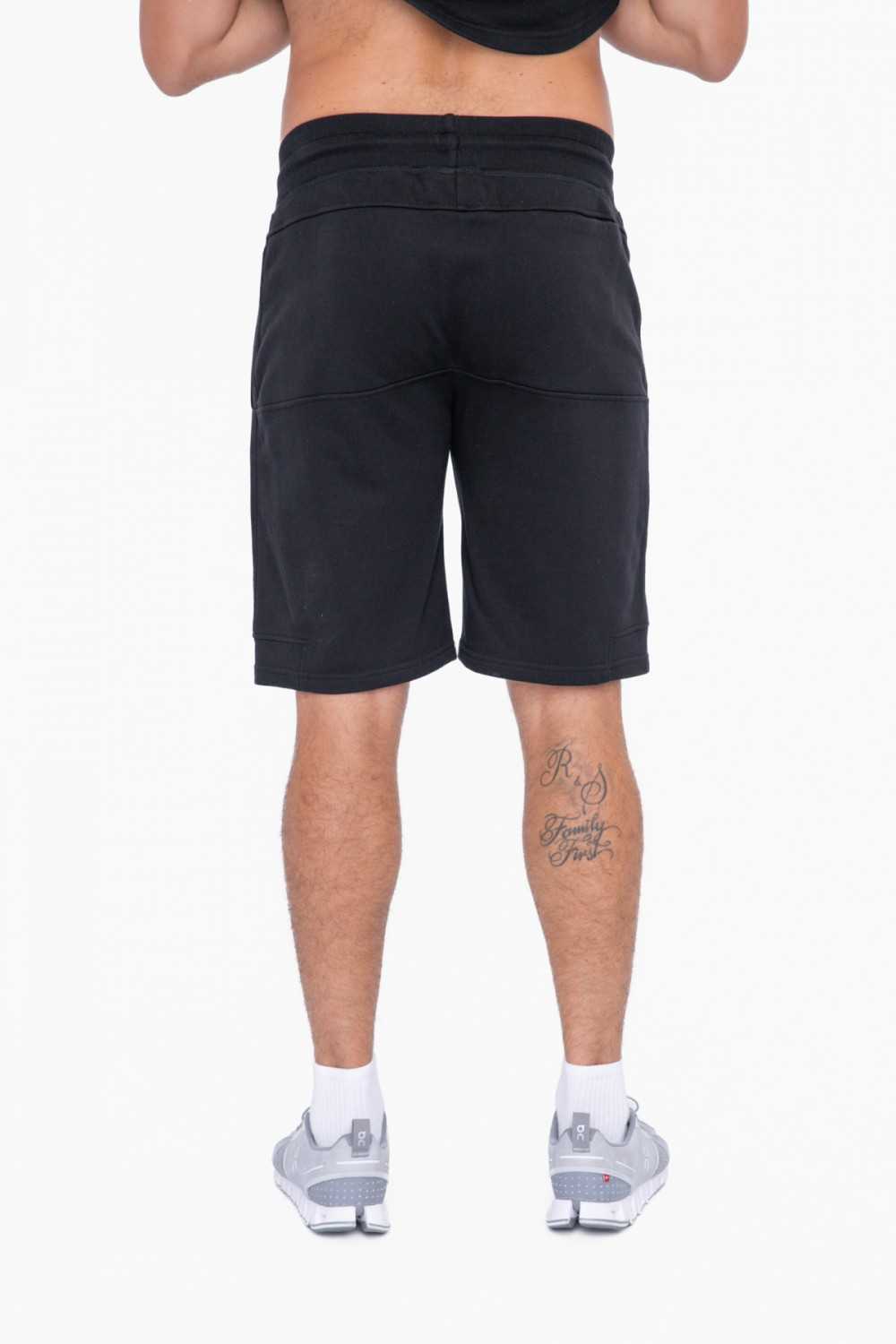 Organic Cotton Shorts with Rectangle Details