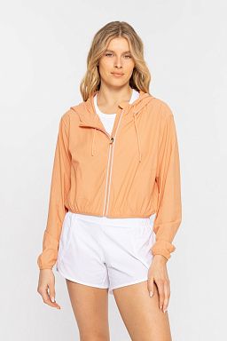 Packable Windbreaker Hooded Terracotta