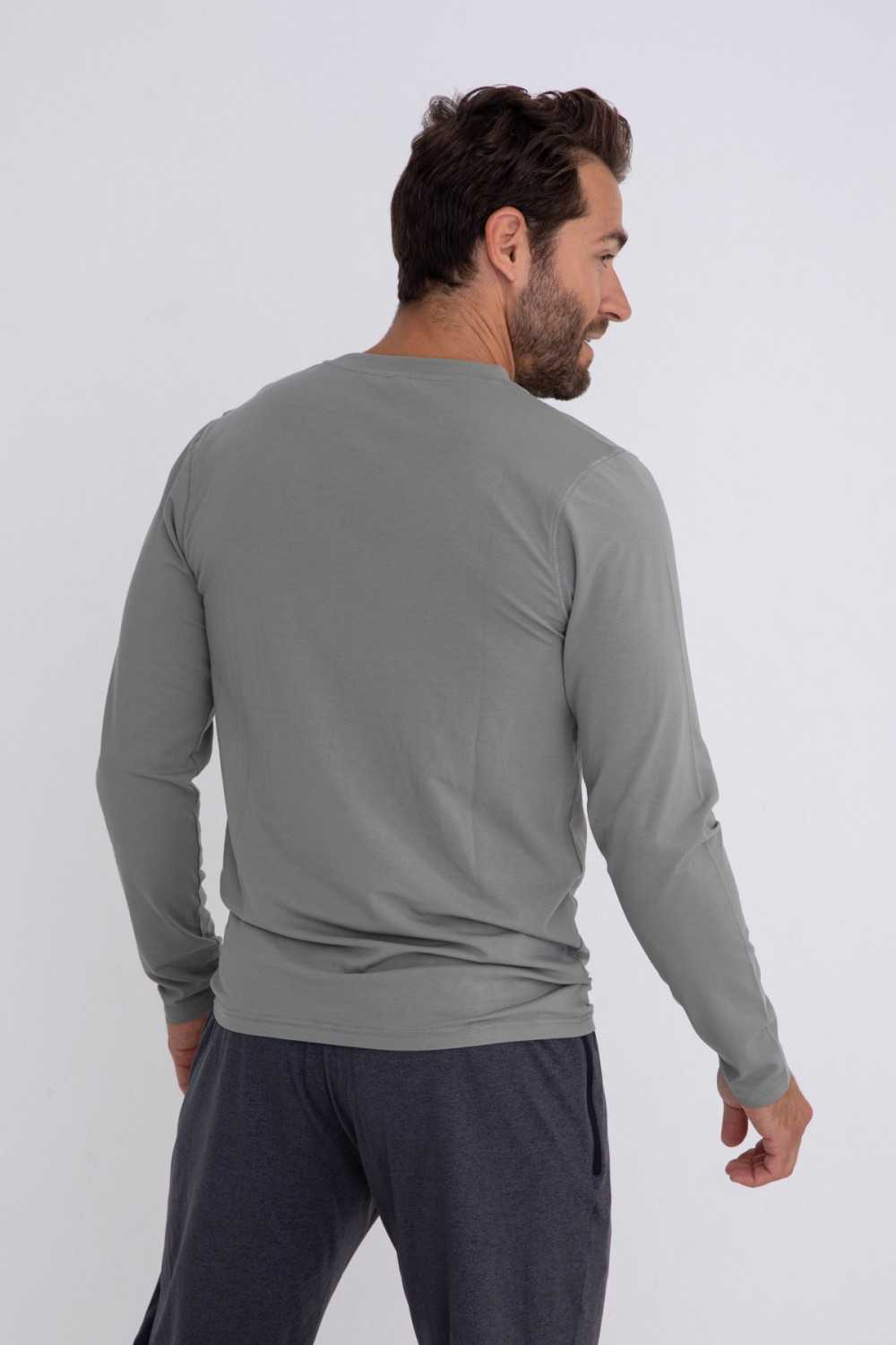 Pima Cotton Blend Long Sleeve