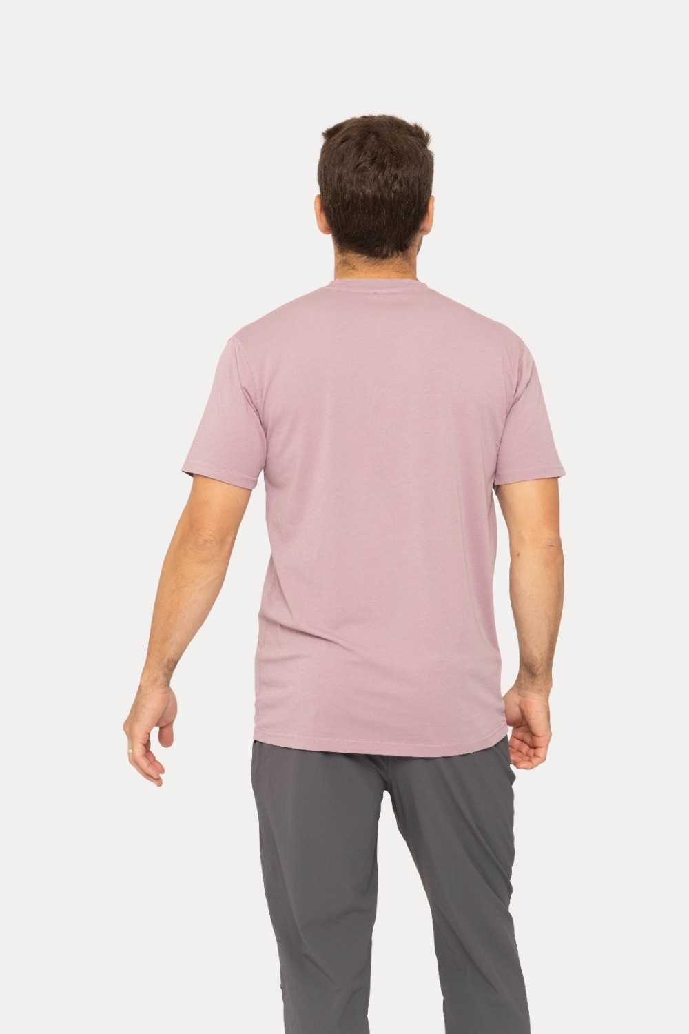Pima Cotton Blend Tee Dusty grape