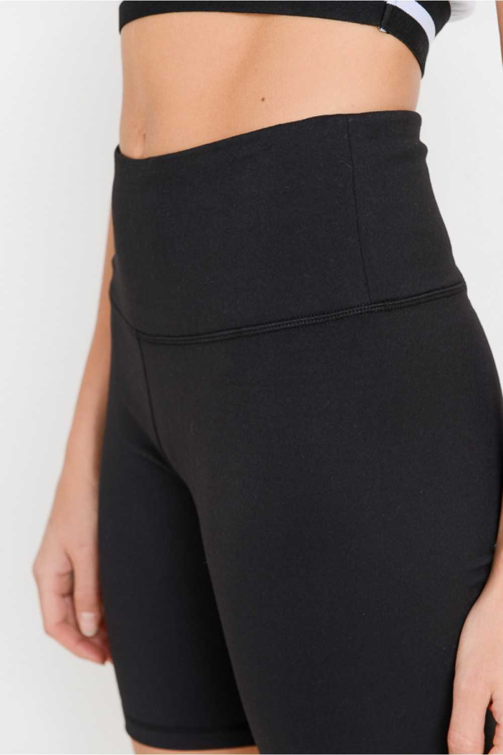 RED High-Waist Biker Shorts