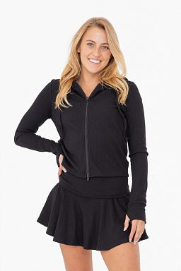 Ribbed Lounge Hoodie