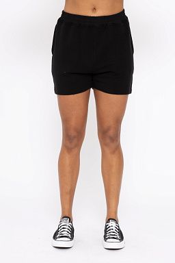 Serene Chic Tencel Shorts Black