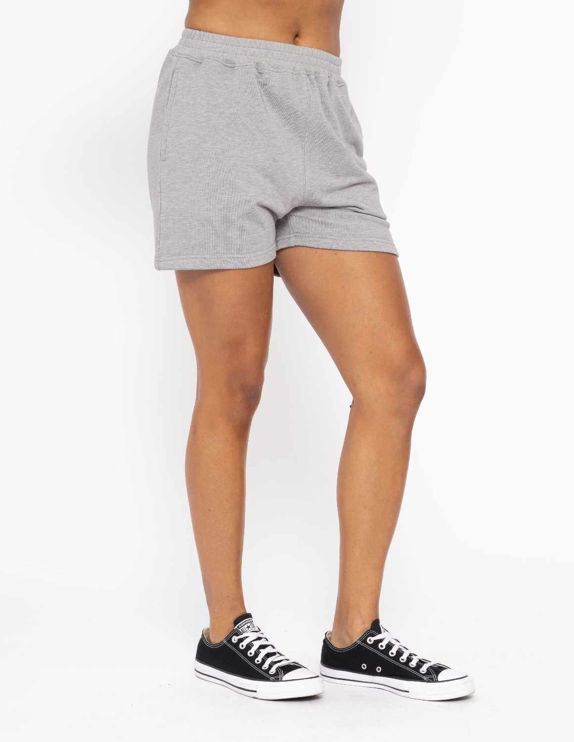 Serene Chic Tencel Shorts Heather grey