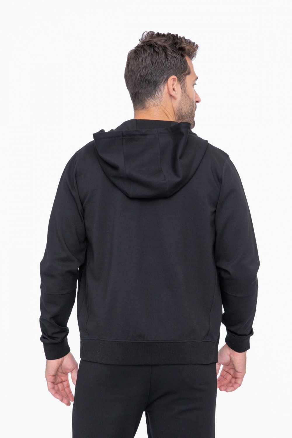 Sleek Knit Zip Up Performance Hoodie