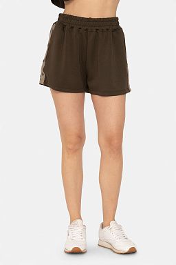 Snap & Go Scuba Shorts Dark olive/warm grey