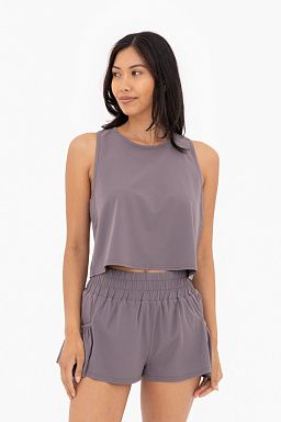 SnapFlair Cropped Tank - Grey 23