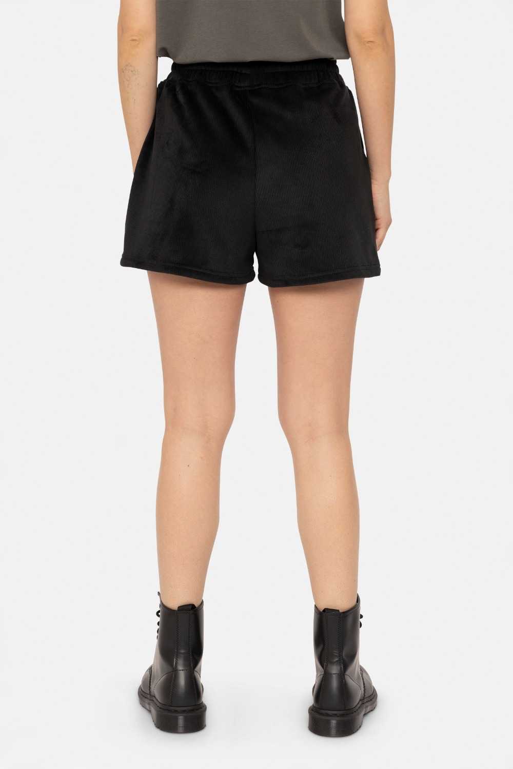 Soft Luxe Corduroy Shorts Black
