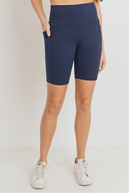 Tapered Band Essential Biker Shorts