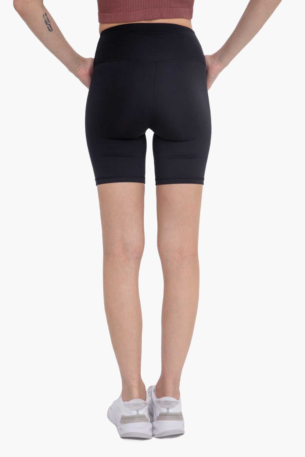 Venice Crossover Waist Biker Shorts