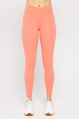 Venice Crossover Waist Leggings Watermelon