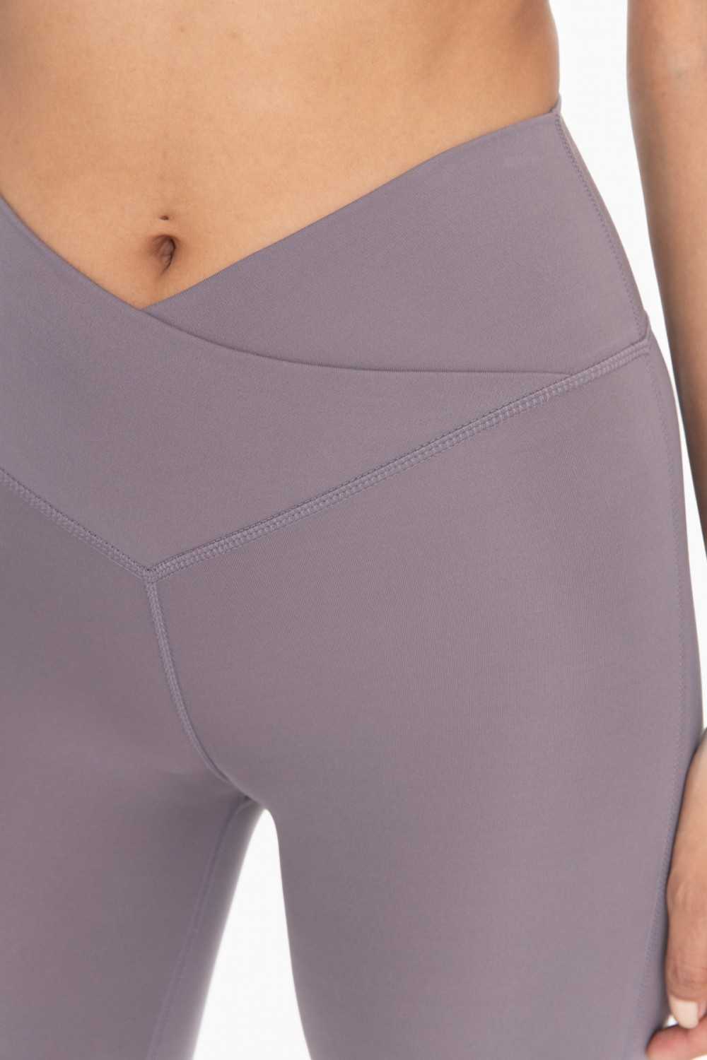 Venice Crossover Waist Stirrup Leggings