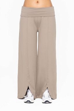 YogaEase Wide-Leg Pants Warm grey