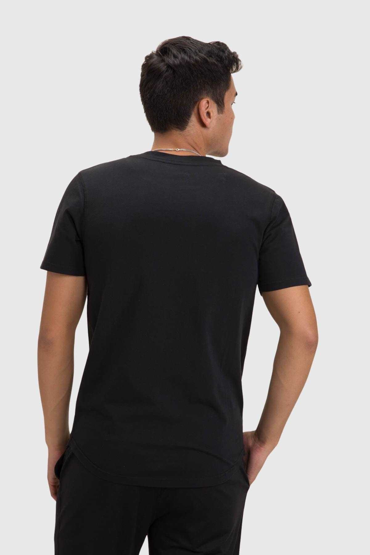 Pima Cotton Scallop Hem Core Tee