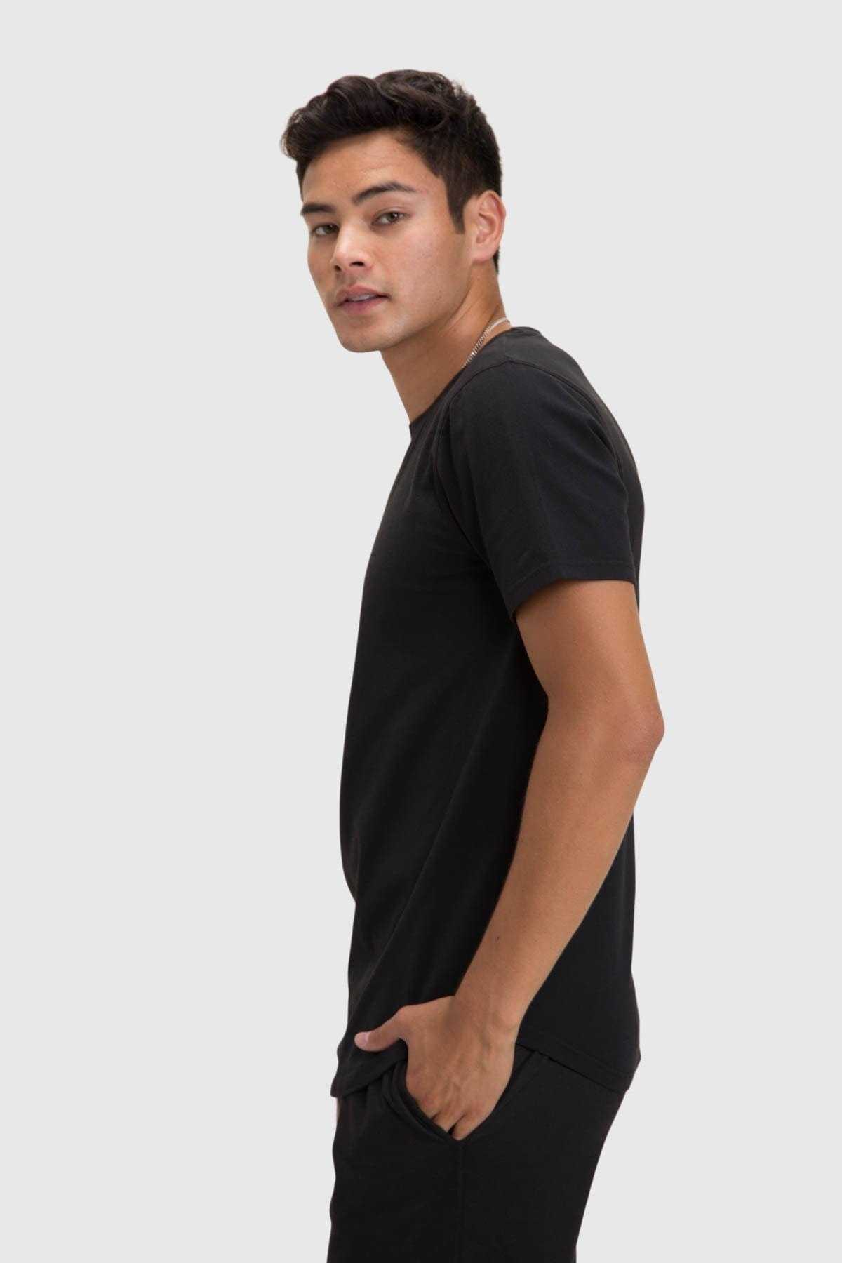 Pima Cotton Scallop Hem Core Tee