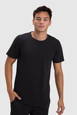 Pima Cotton Scallop Hem Core Tee