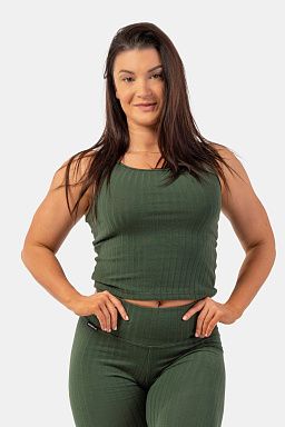 Organic Cotton Ribbed Tank Top