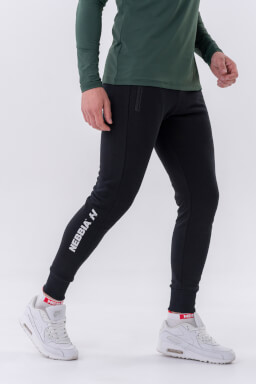 Slim sweatpants with zip pockets "Re-gain"