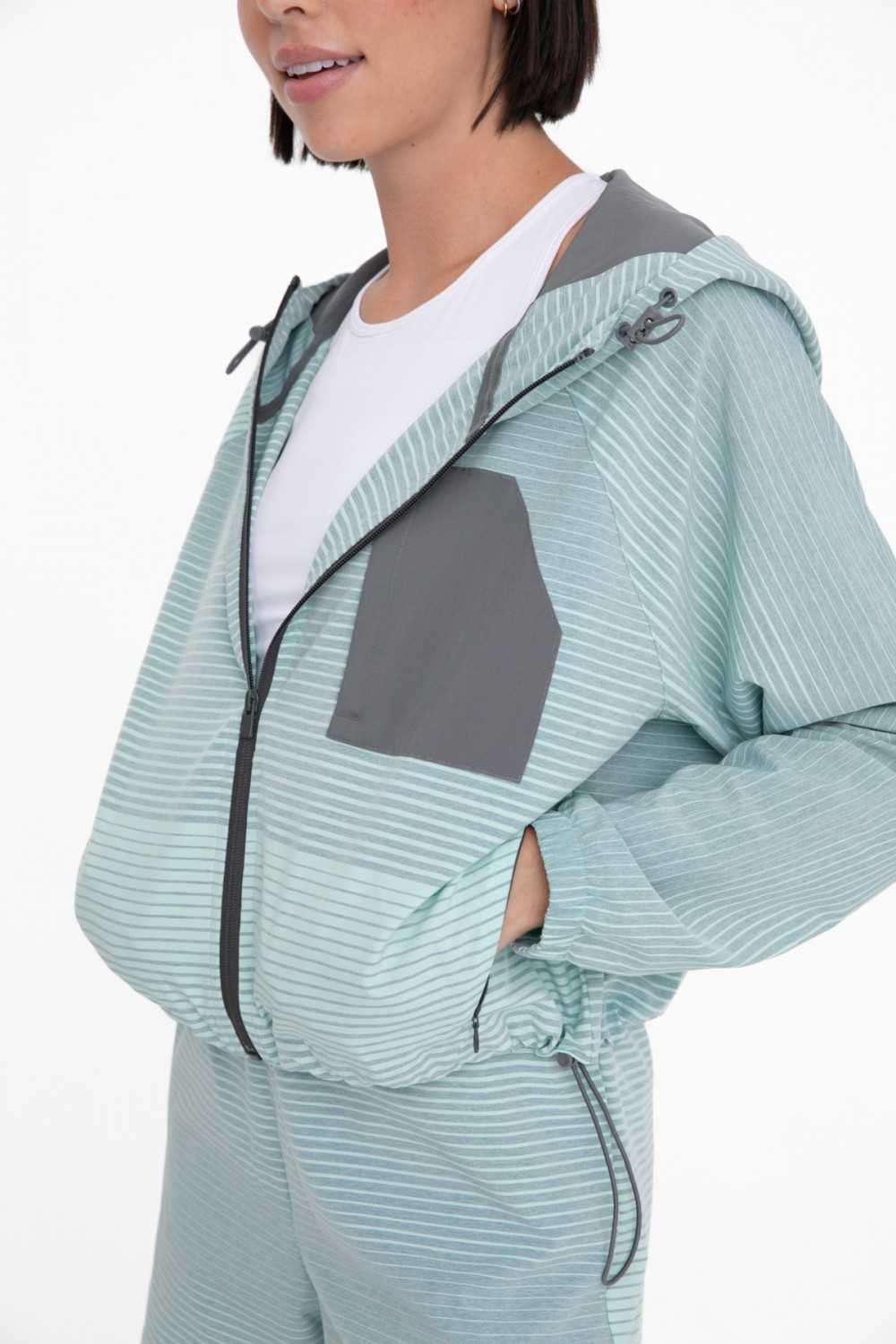 Ombre Stripe Active Windbreaker
