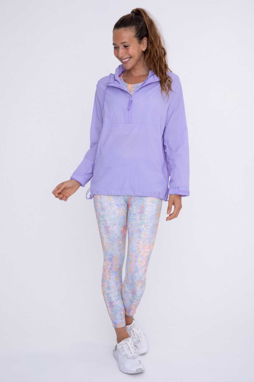 Half-Zip Nylon Active Jacket