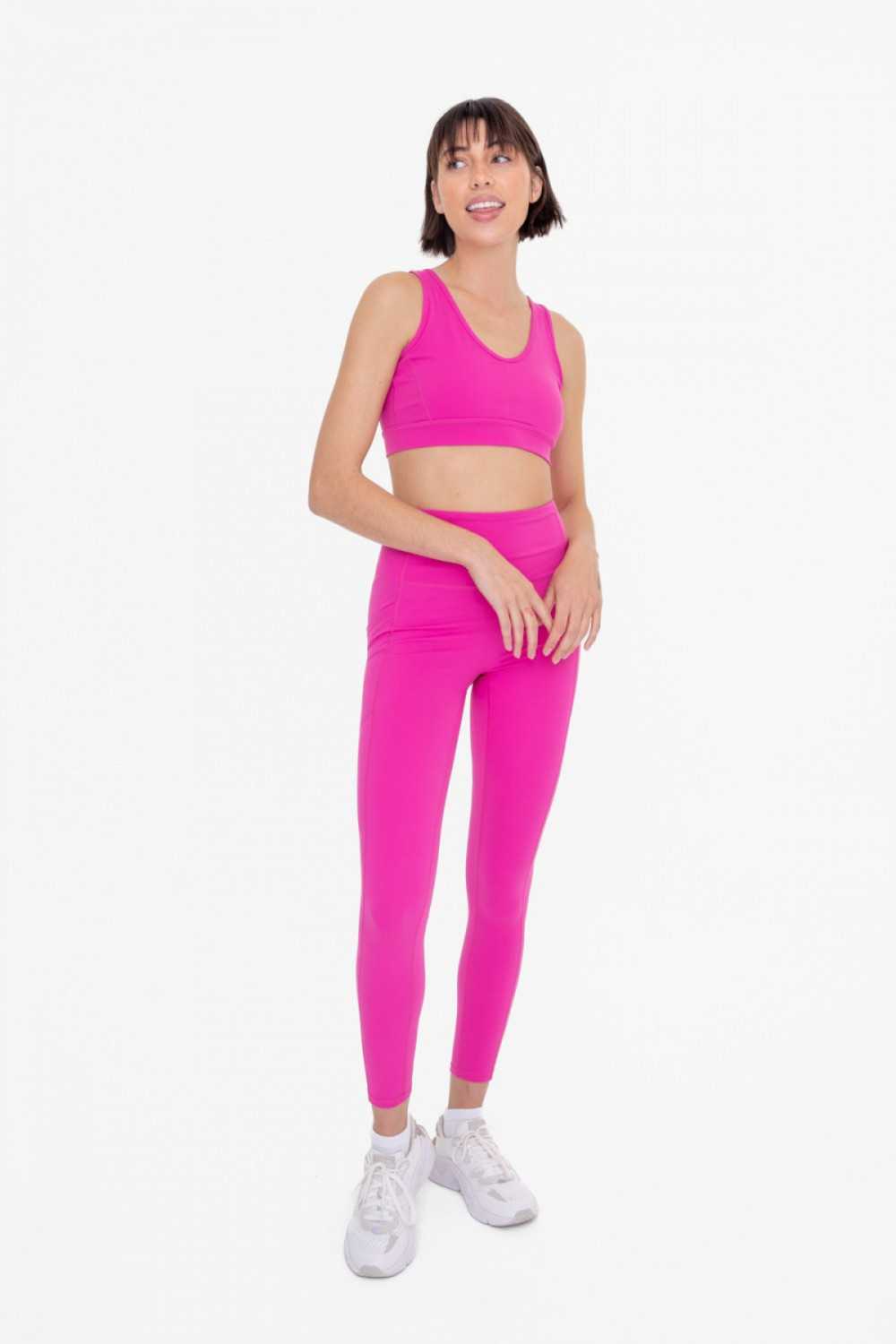 BRONZE Newport Cutout Overlay Back Performance Sports Bra