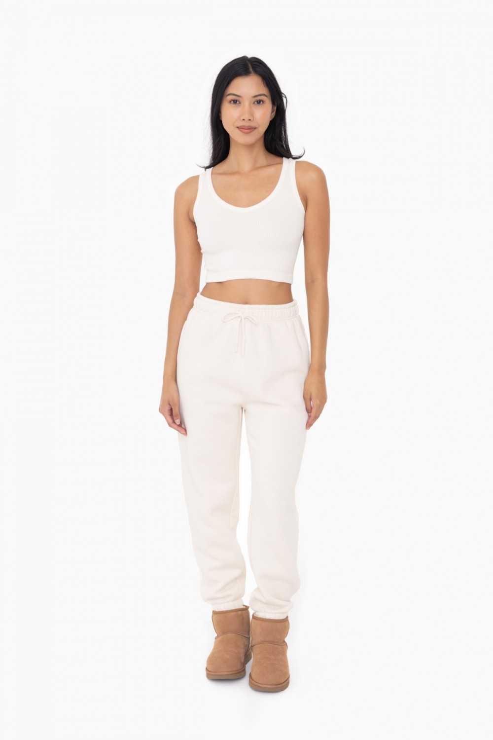 Ribbed Seamless Cropped Tank Top