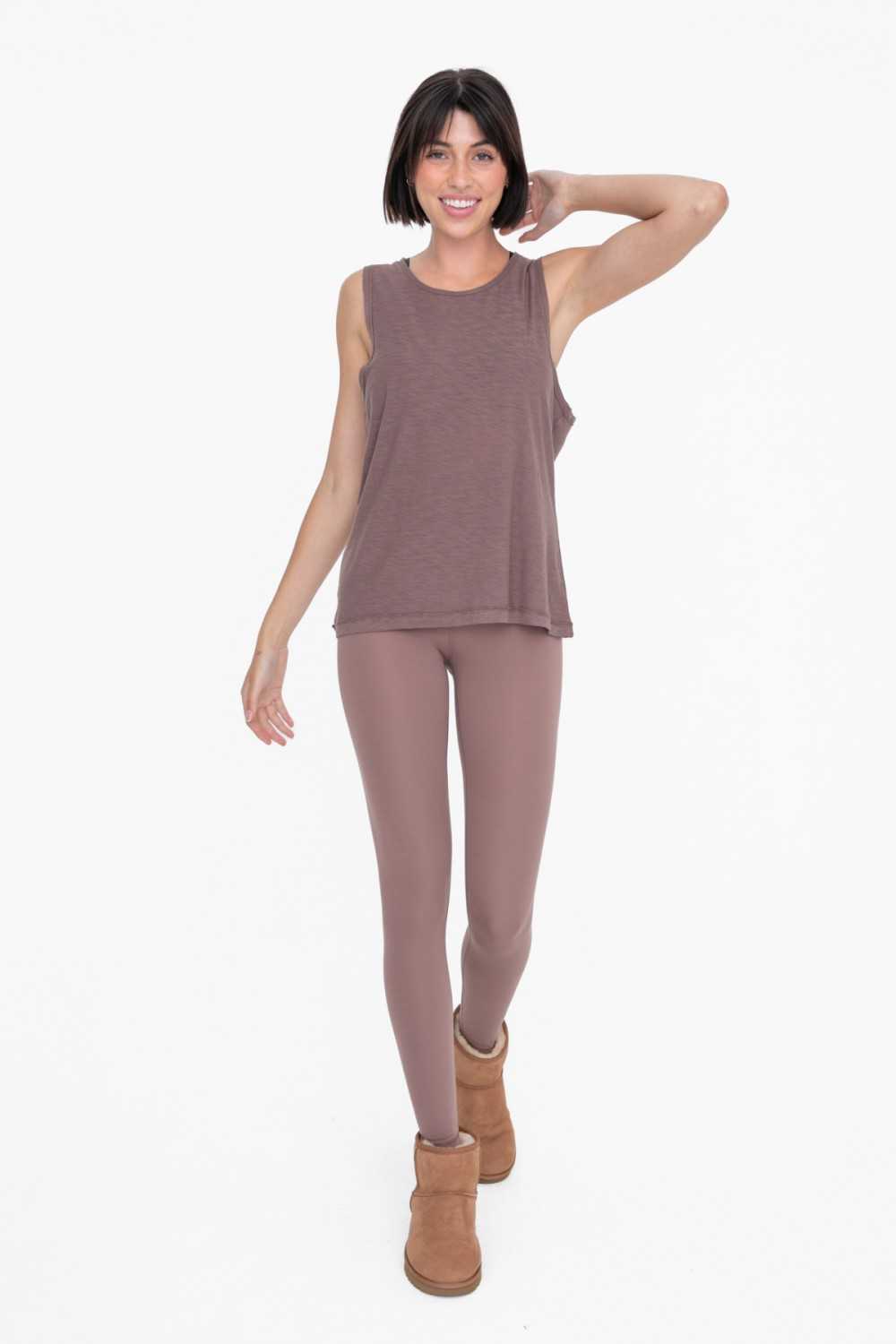 Venice Crossover Waist Leggings