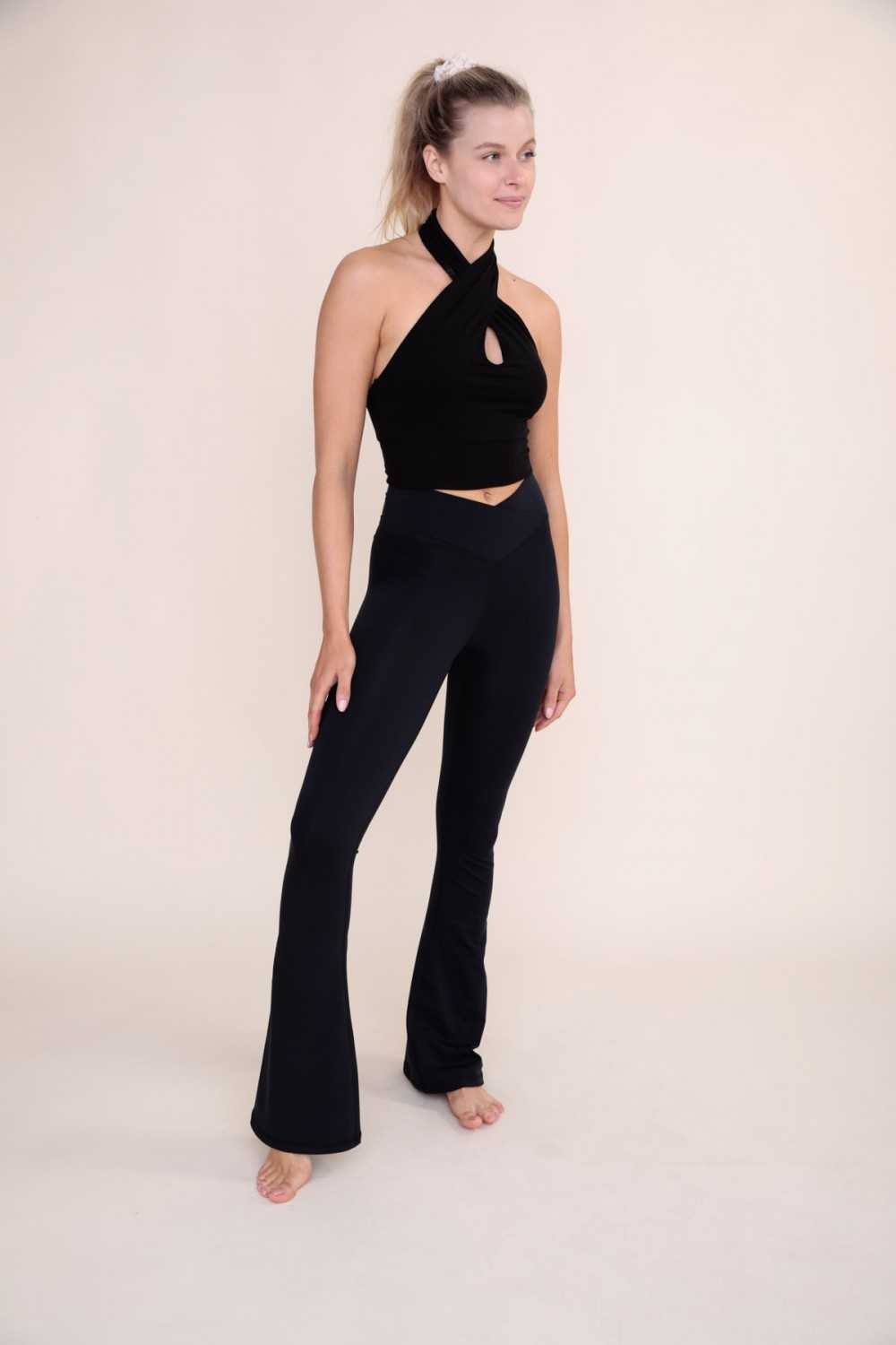Venice Crossover Waist Yoga Pants