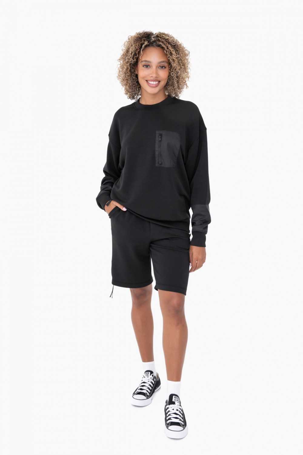 Modal-Blend Crewneck Pullover