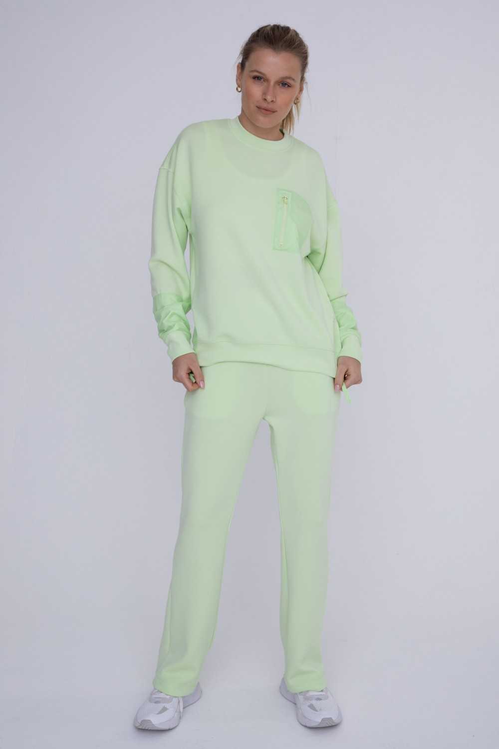 Modal Blend High-Waist Pants