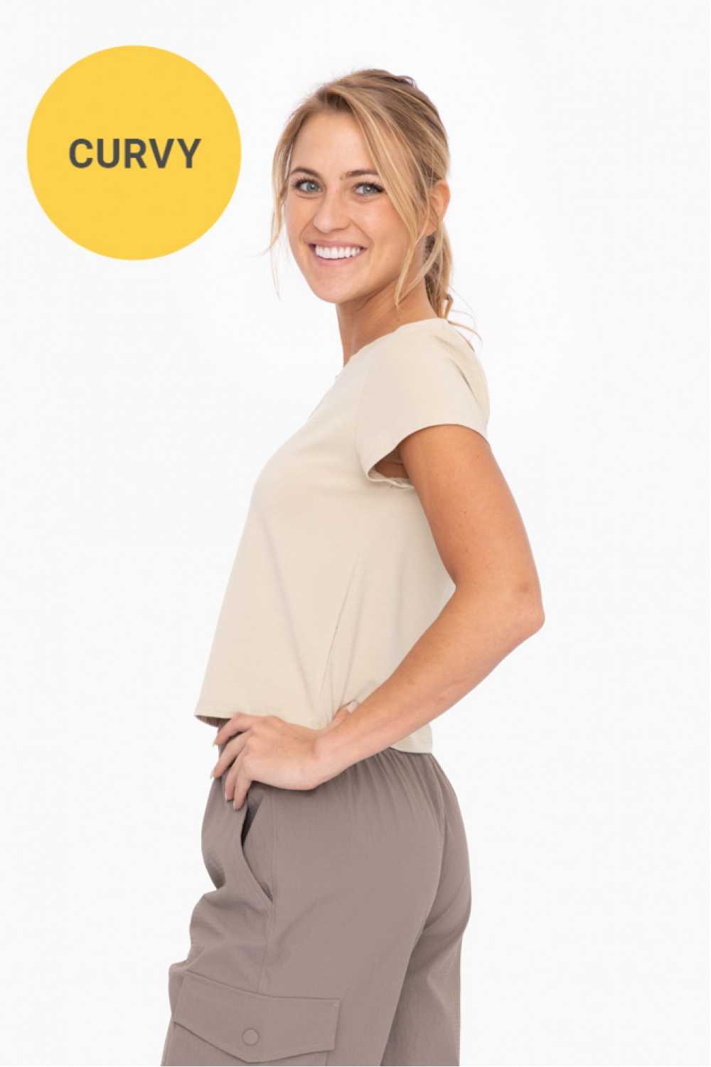 CURVY Essential Short Sleeve Tee