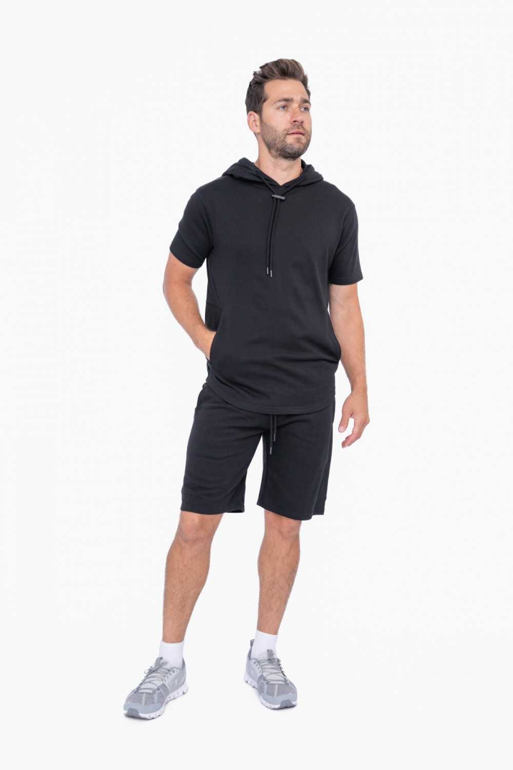 Organic Cotton Shorts with Rectangle Details
