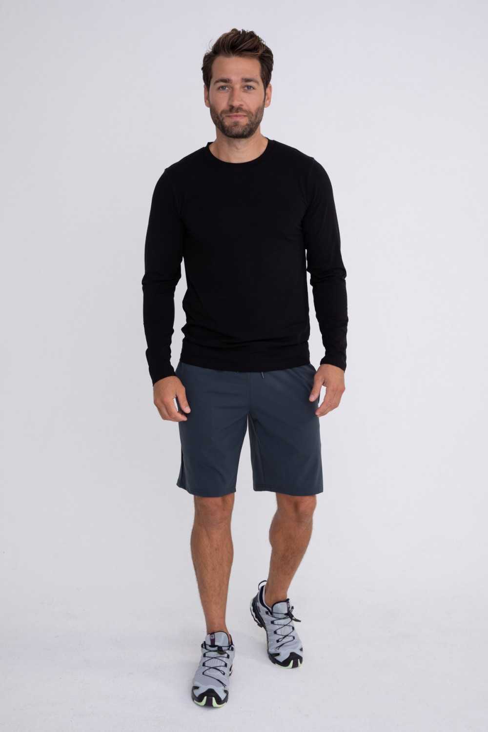 Pima Cotton Blend Long Sleeve