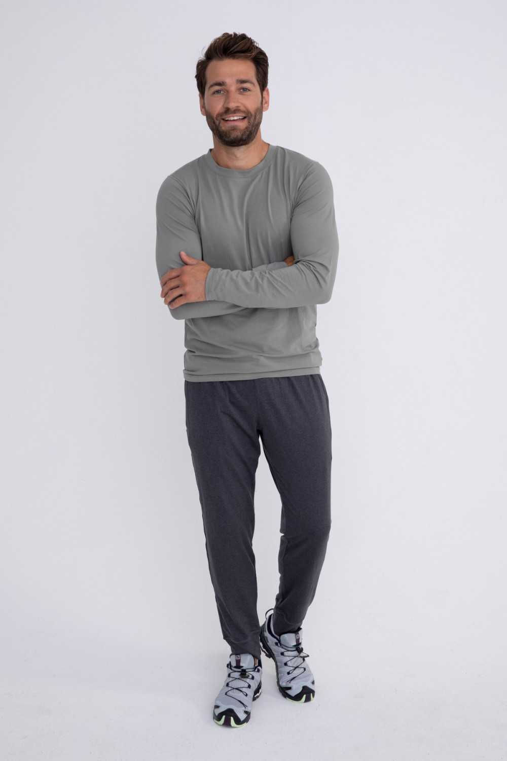 Pima Cotton Blend Long Sleeve