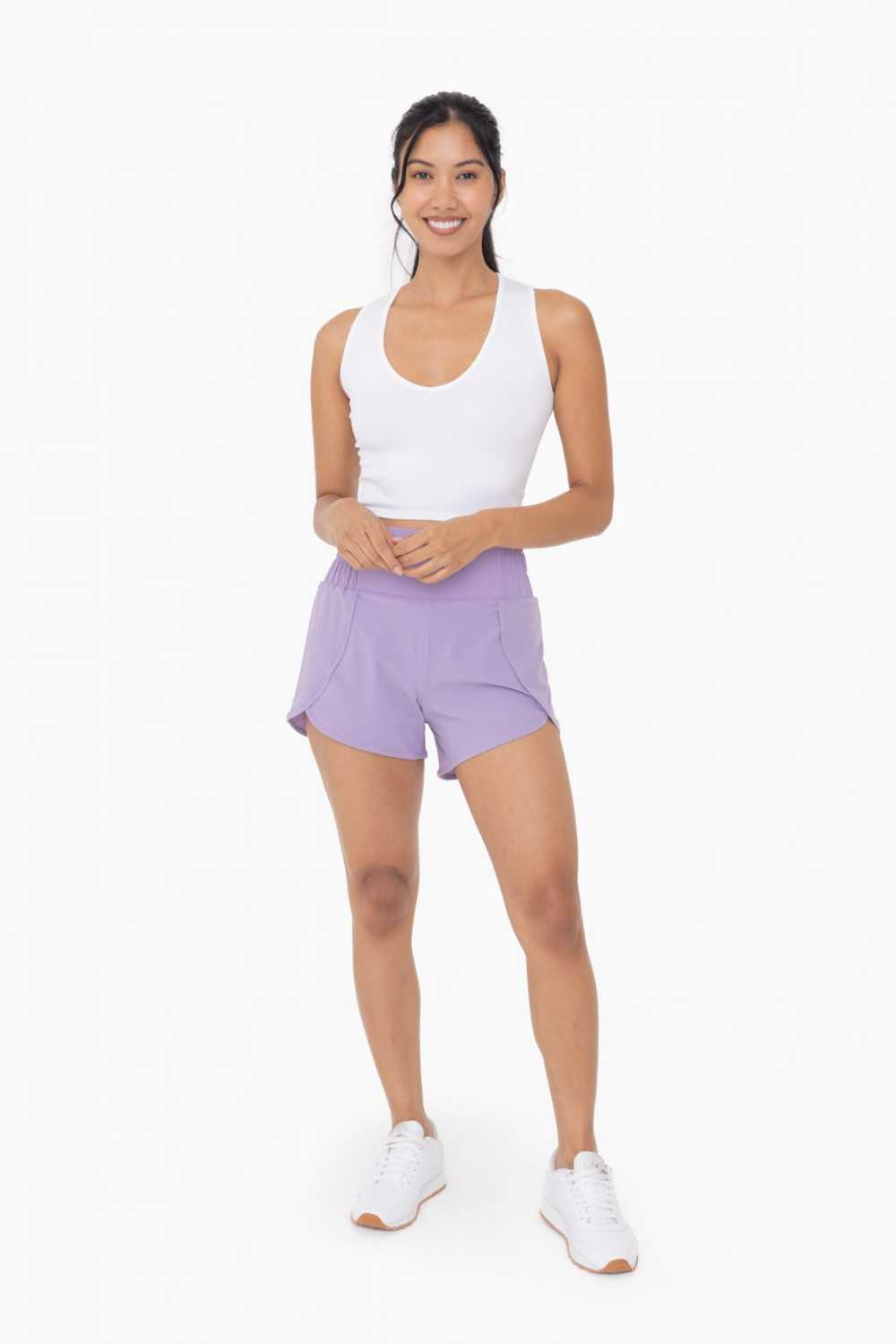 Seamless Ribbed V-Neck Crop Top