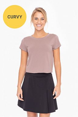 CURVY Essential Short Sleeve Tee